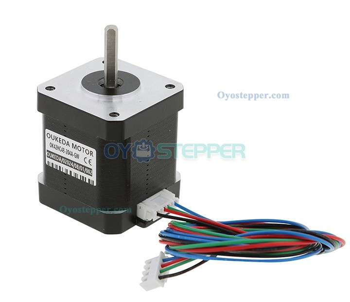 Oukeda Nema 17 High Temp Stepper Motor 1.8deg 60Ncm Insulation Class B 180C